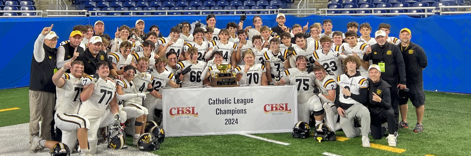 Lutheran North Football banner