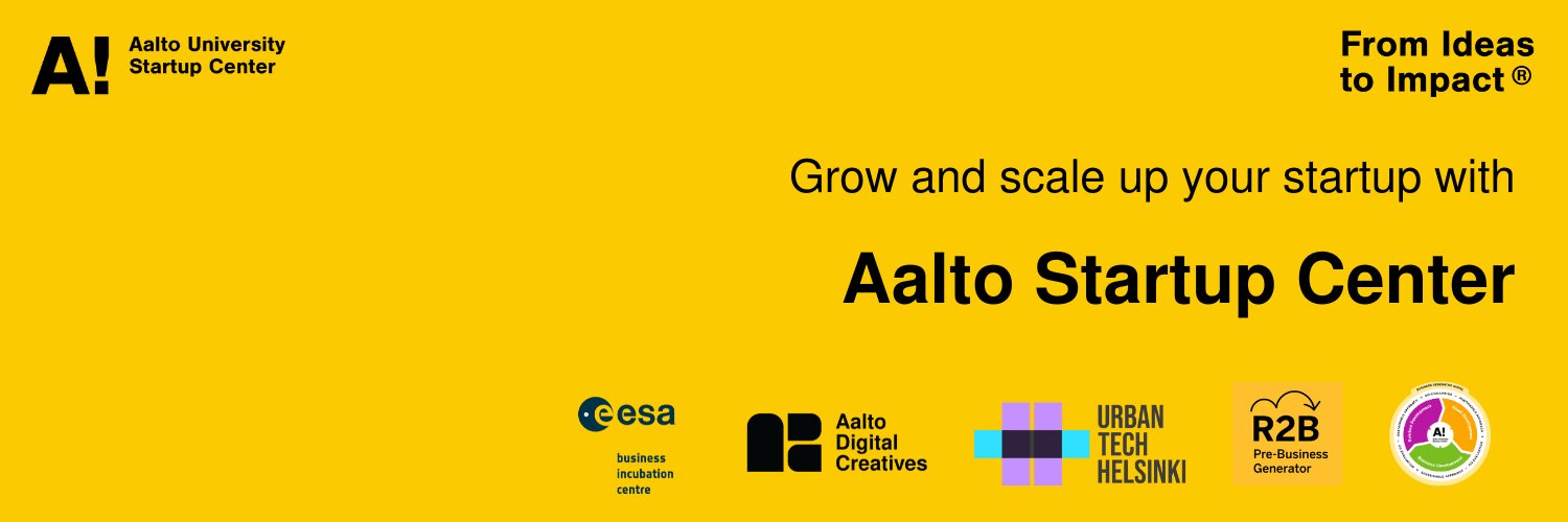 Aalto Startup Center banner