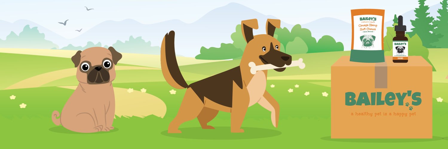 Bailey's CBD For Pets banner