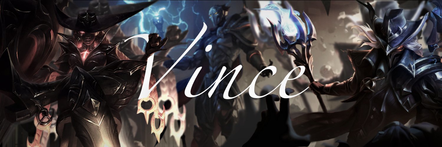Vince's banner