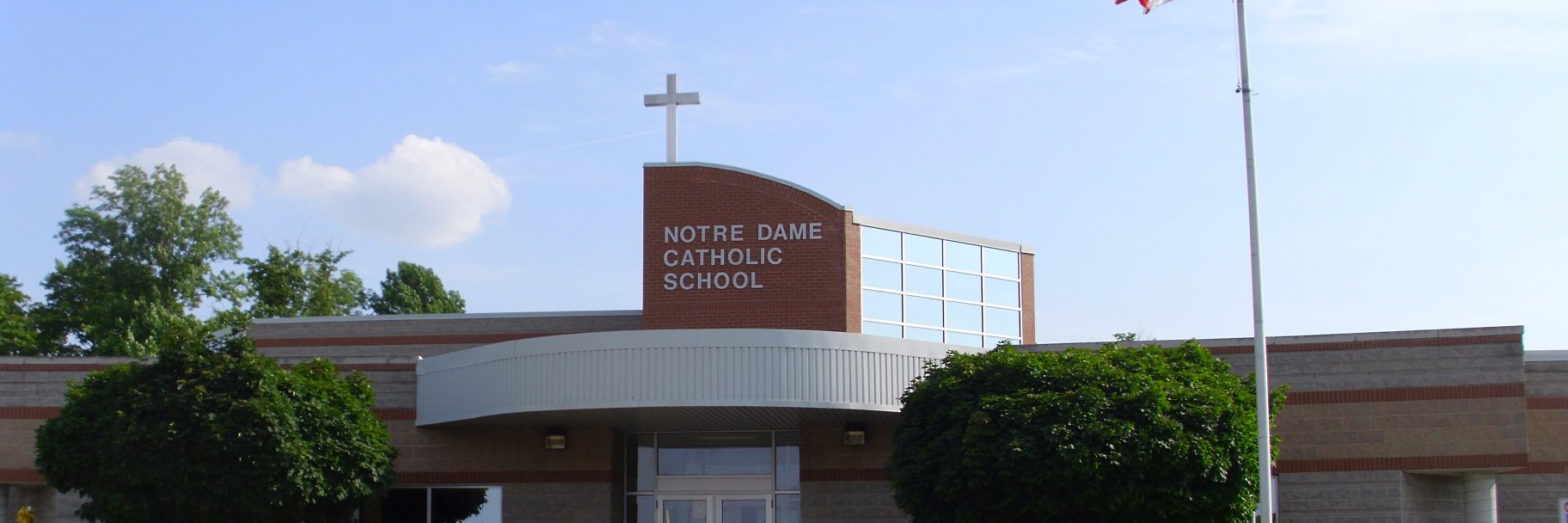 Notre Dame Catholic banner