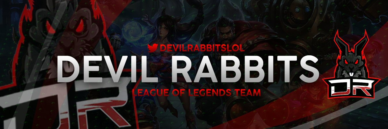 Devil•Rabbits LOL banner