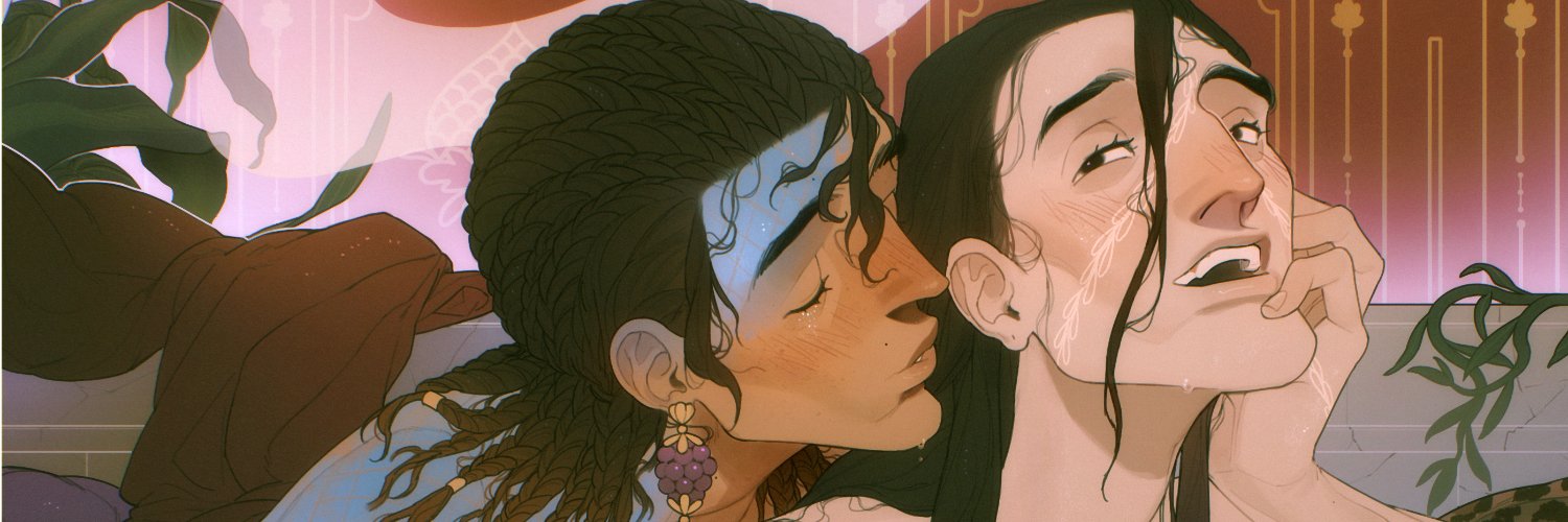 mandy 🦎🥂🎻 working on comms's banner