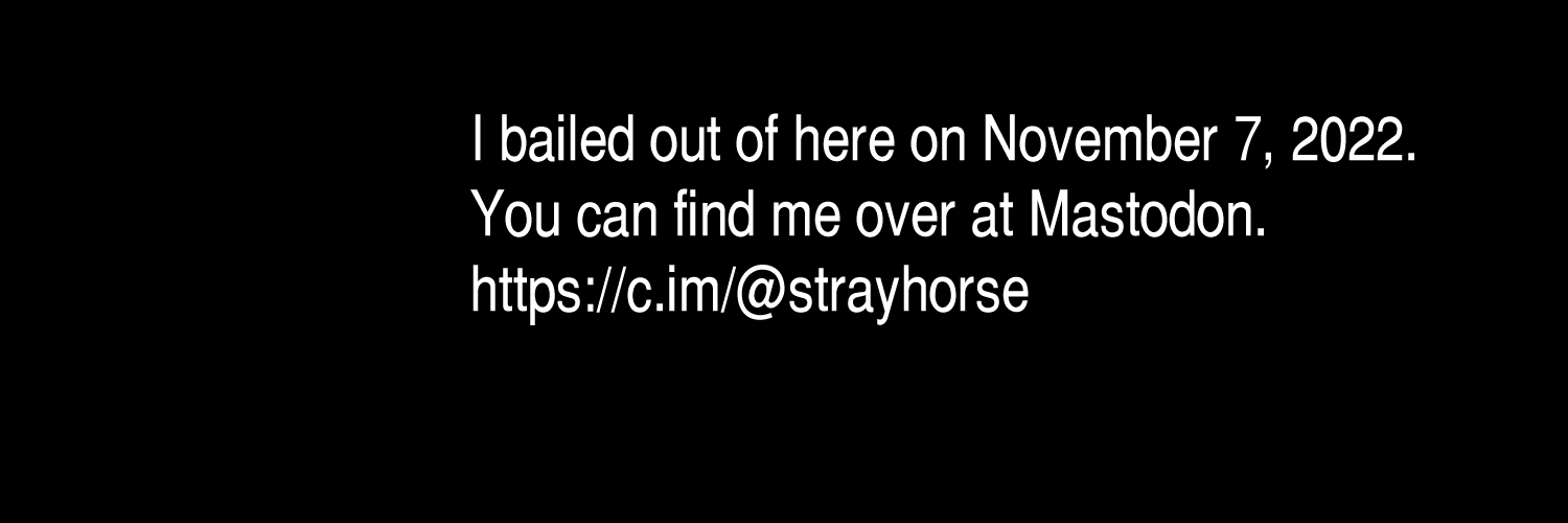 strayhorse's profile banner image