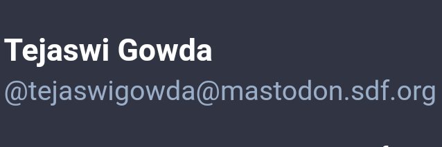 tejaswigowda's profile banner image