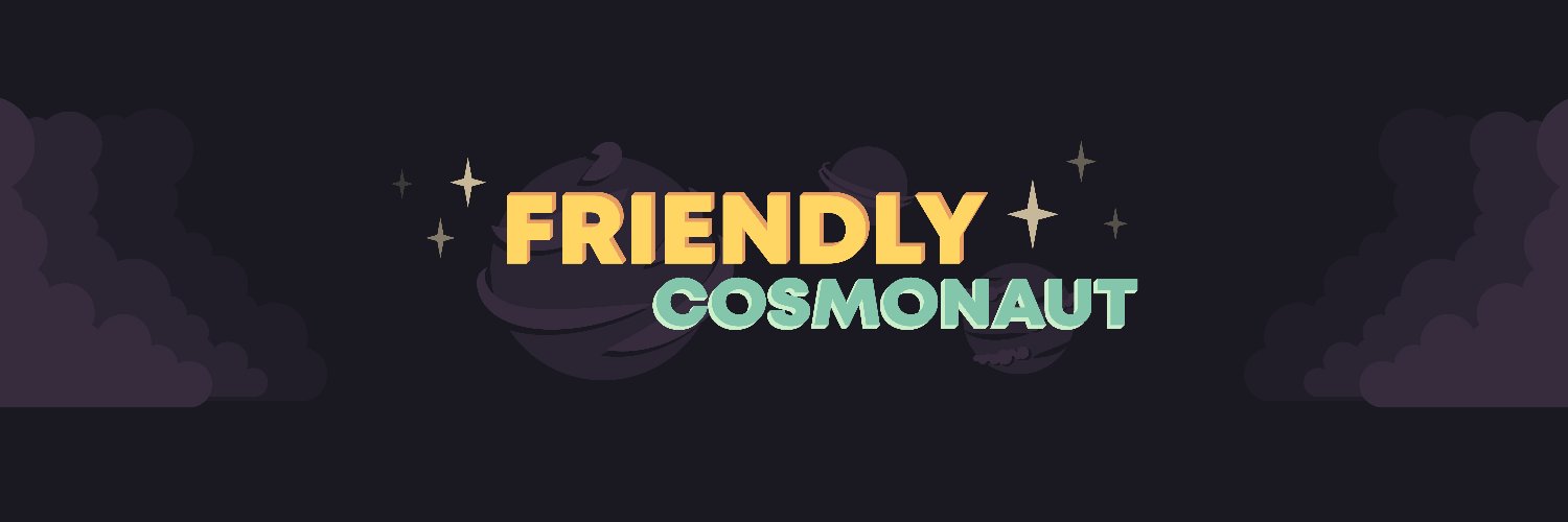 FriendlyCosmonaut banner