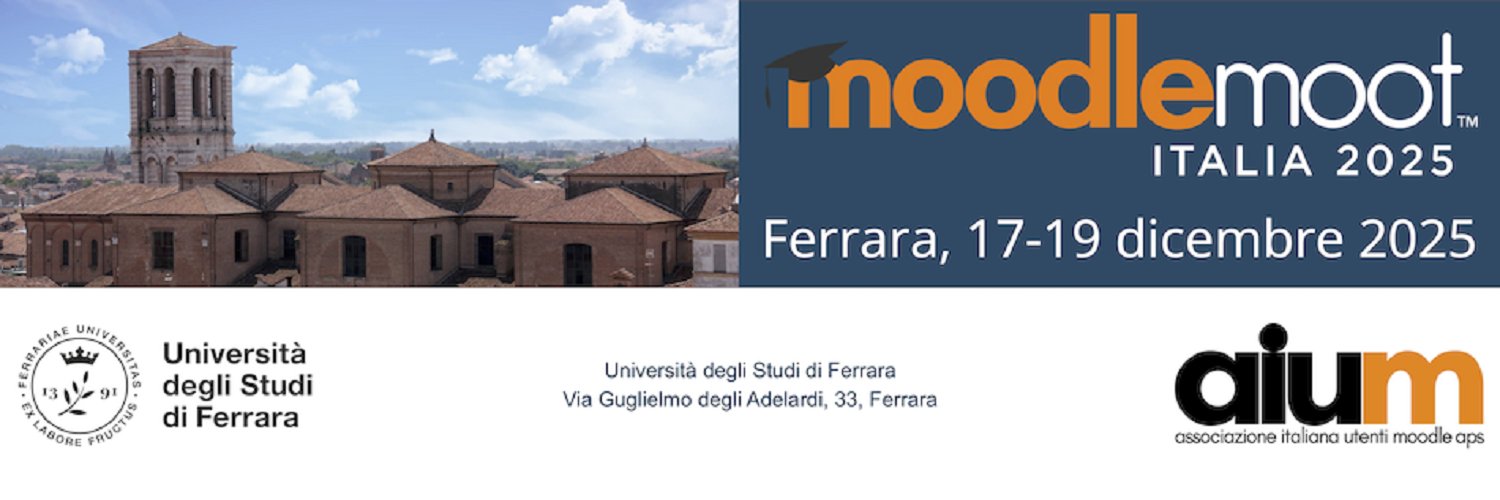 MoodleMoot Italia 2025 banner