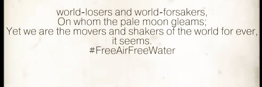 Free Air Free Water banner
