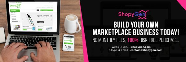 ShopyGen Profile Banner