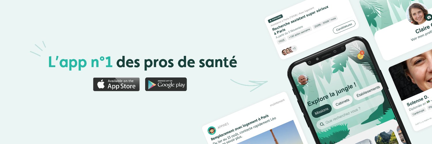 Appines I L'appli des pros de Santé banner