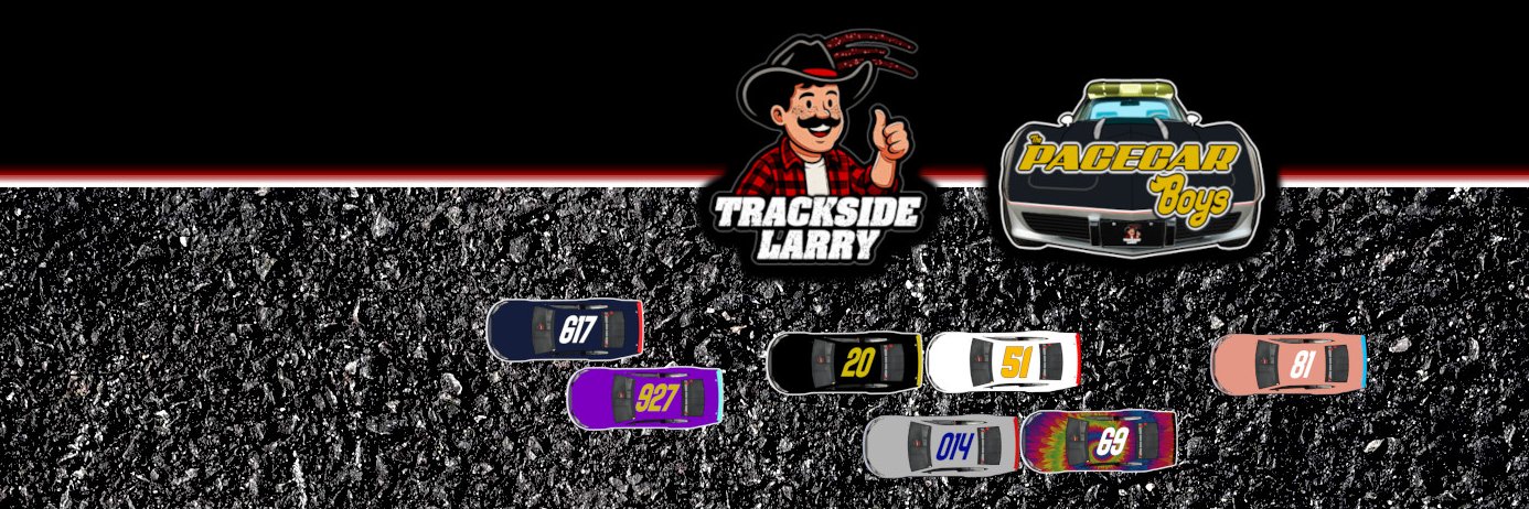 Trackside Larry banner