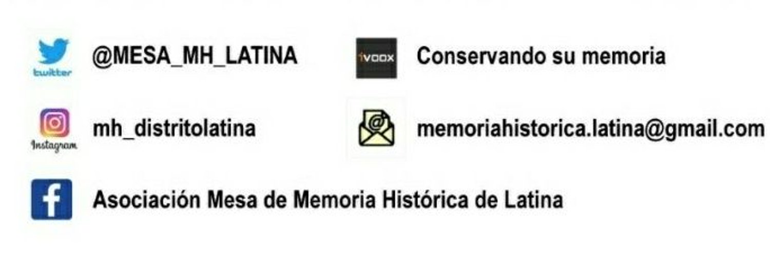 Asociación Memoria Histórica Distrito de Latina Profile Banner