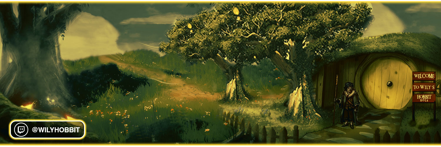 wilyhobbit 🇺🇸🥧🏴󠁧󠁢󠁳󠁣󠁴󠁿🎙⚔️ at Bag End's banner