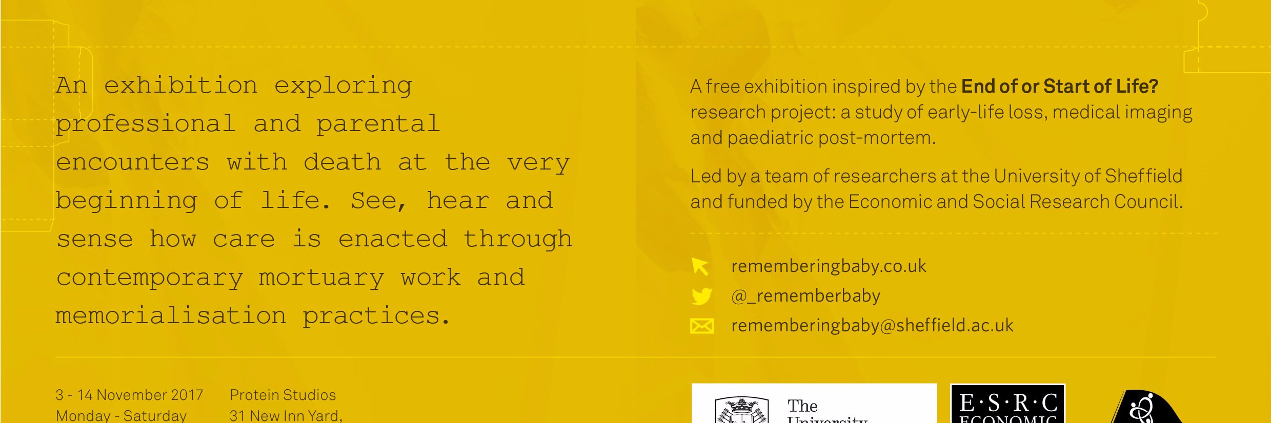 Remembering baby banner