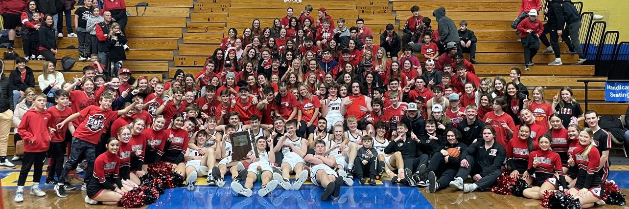 NW Student Section banner
