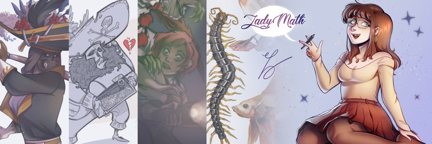 Lady Math【Commission = CLOSED】 banner