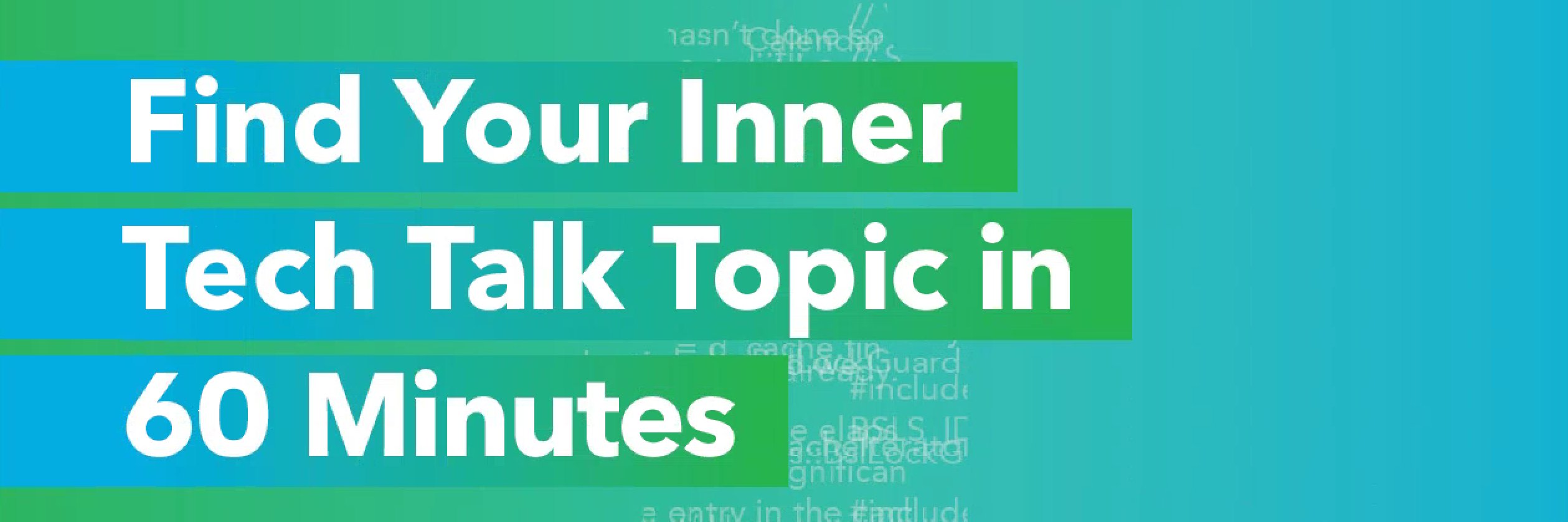 My Next Talk banner