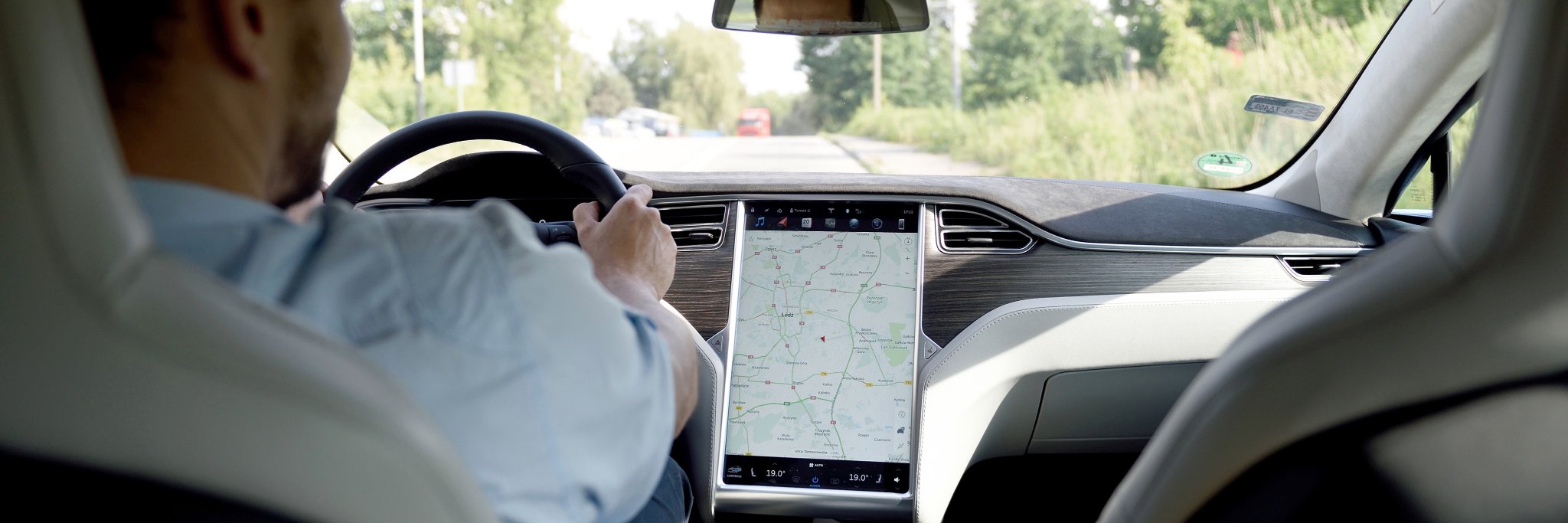 Tesla Shuttle banner