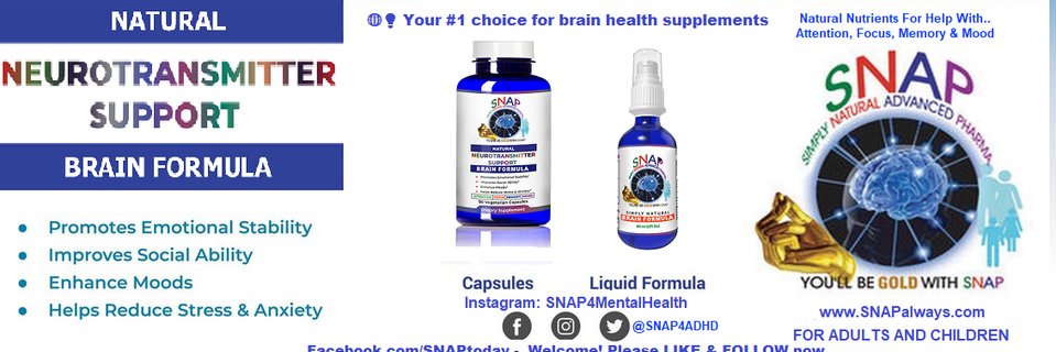 SNAP Brain Health Supplements banner