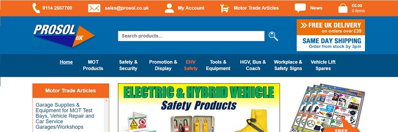 Prosol UK banner