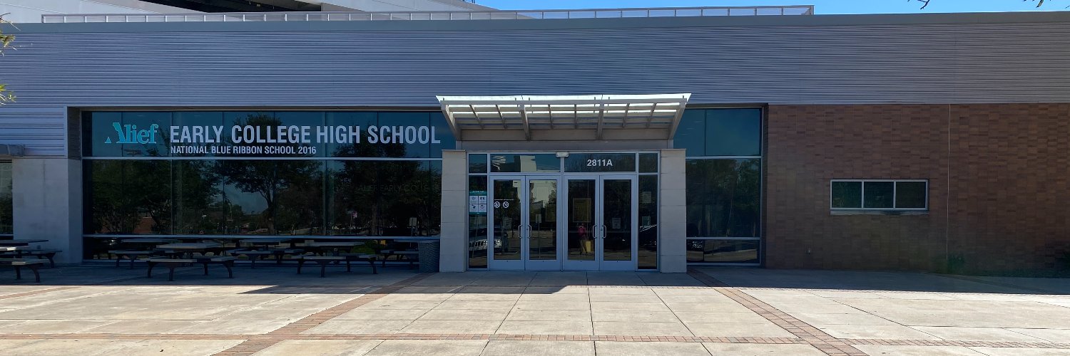 Alief Early College banner