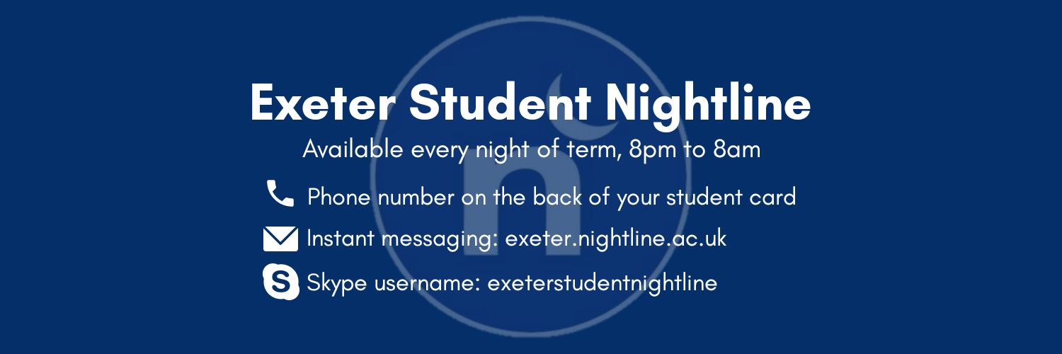 Exeter Nightline banner