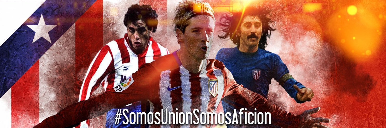 Unión Internacional de Peñas Atlético de Madrid's banner