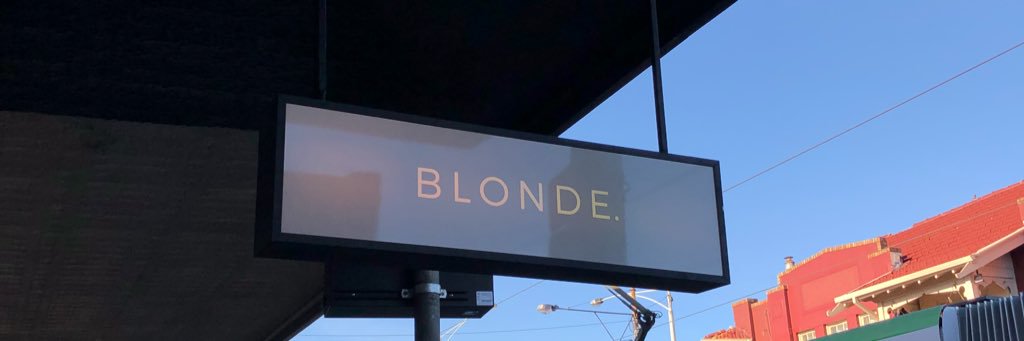 Blonde Food + Drink banner