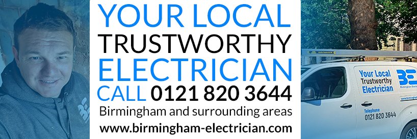 Birmingham Electrician banner