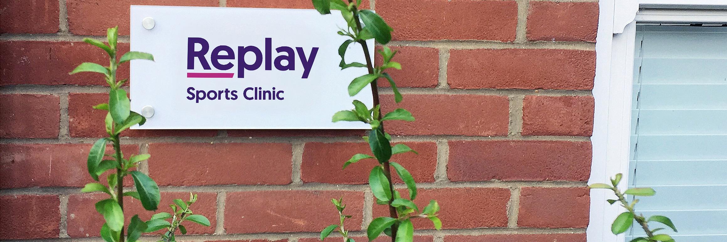Replay Sports Clinic banner