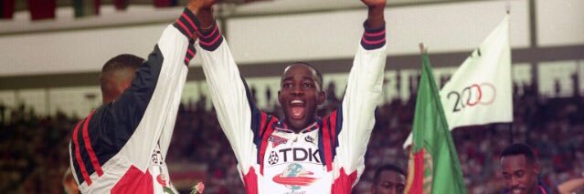 Andrew Valmon, OLY banner