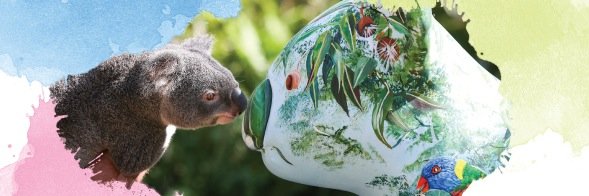 Hello Koalas Sculpture Trail banner