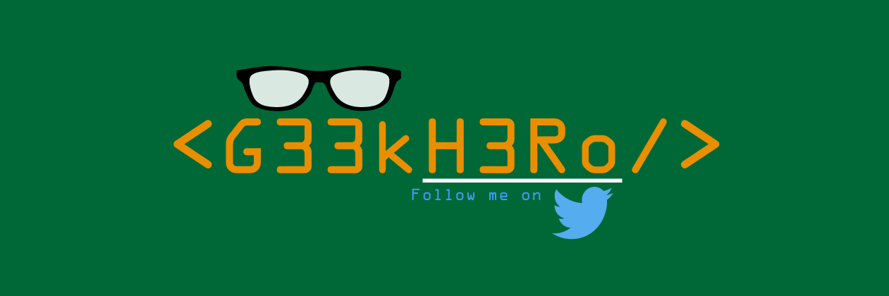 G33kH3Ro's profile banner image
