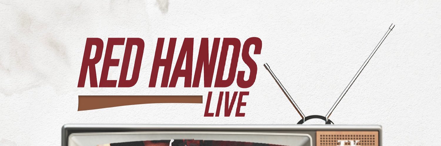 RED HANDS banner