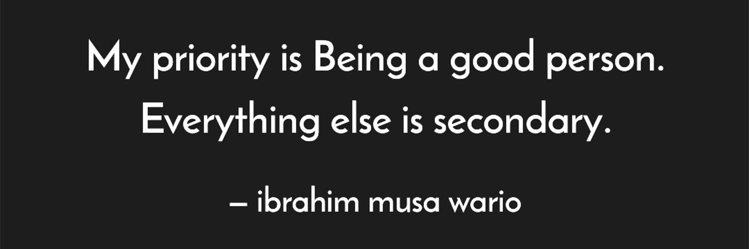IBRAHIM MUSA WARIO🇰🇪 Profile Banner
