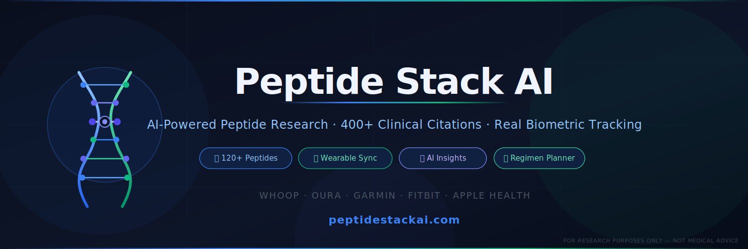 Peptide Stack AI banner