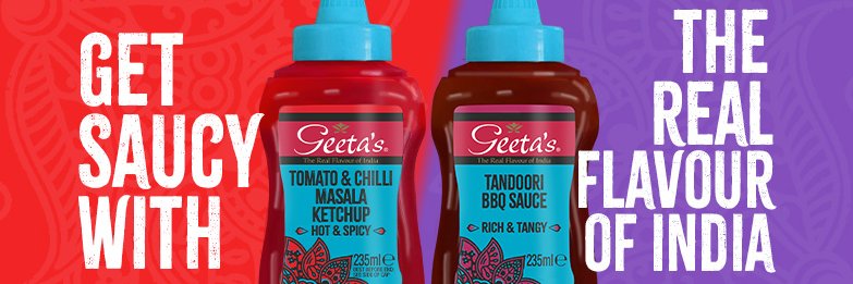 Geeta's Foods banner