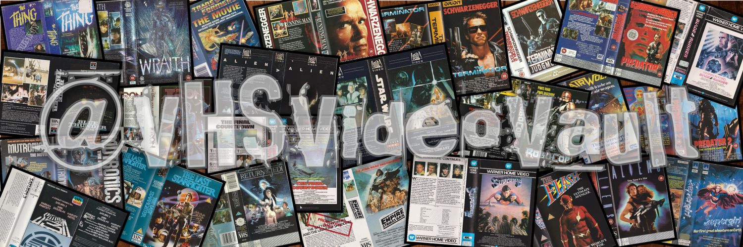 VHS Video Vault #VHS banner
