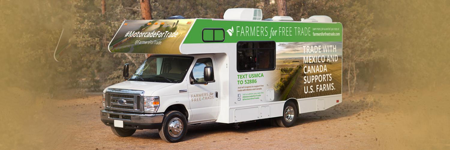 Farmers for Free Trade banner