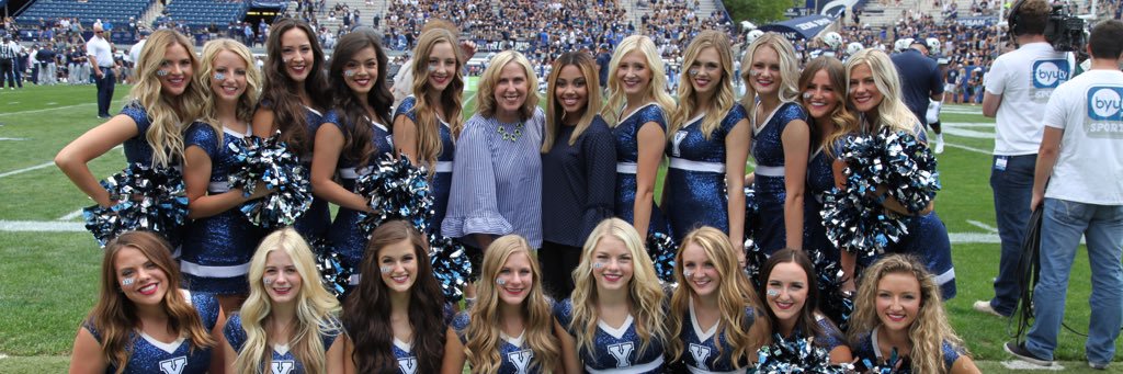 BYU Cougarettes banner