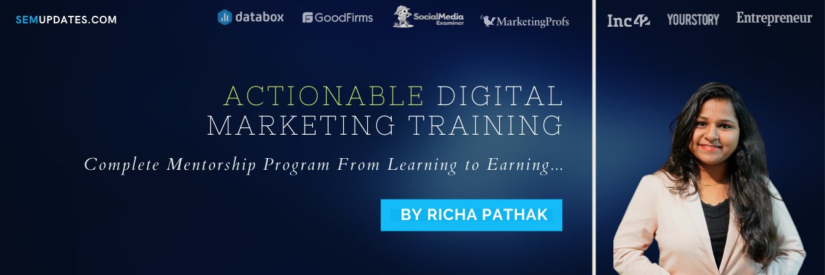 SEM Updates - Digital Marketing Blog banner