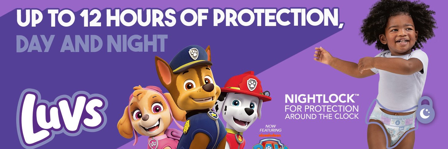 Luvs Diapers banner