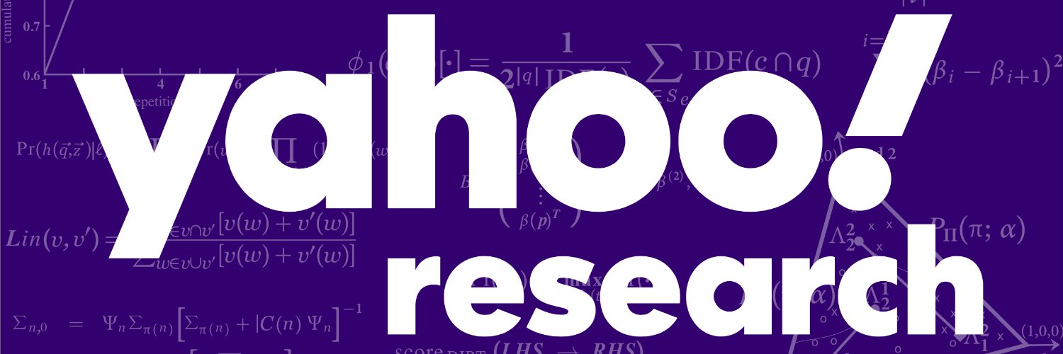 Yahoo Research banner