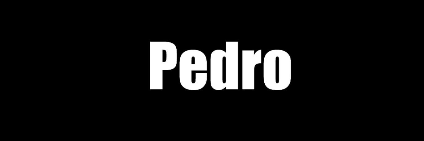 Twitter banner for @pedro771
