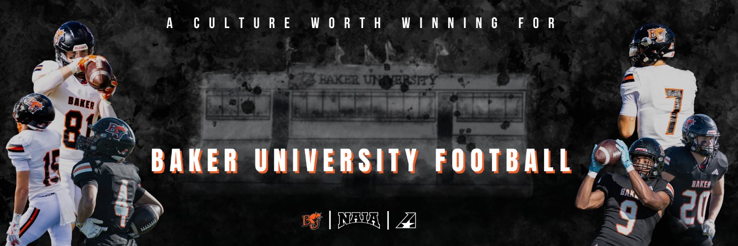 Baker University Football's banner