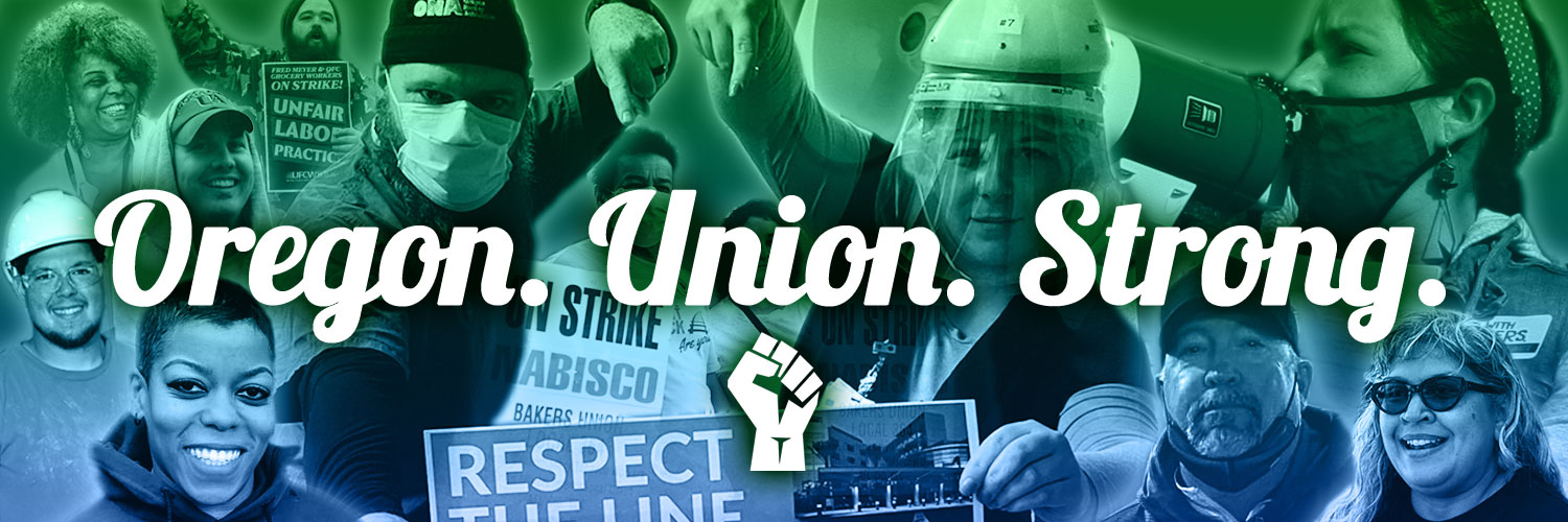 Oregon AFL-CIO's banner