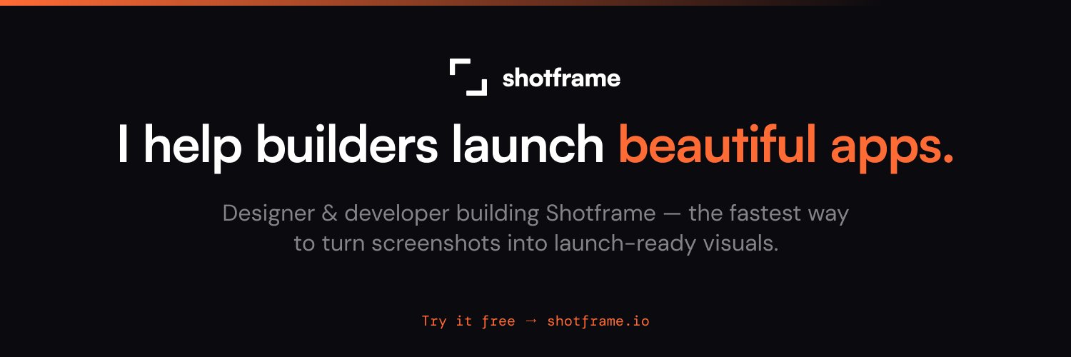 Hicham | Building Shotframe banner