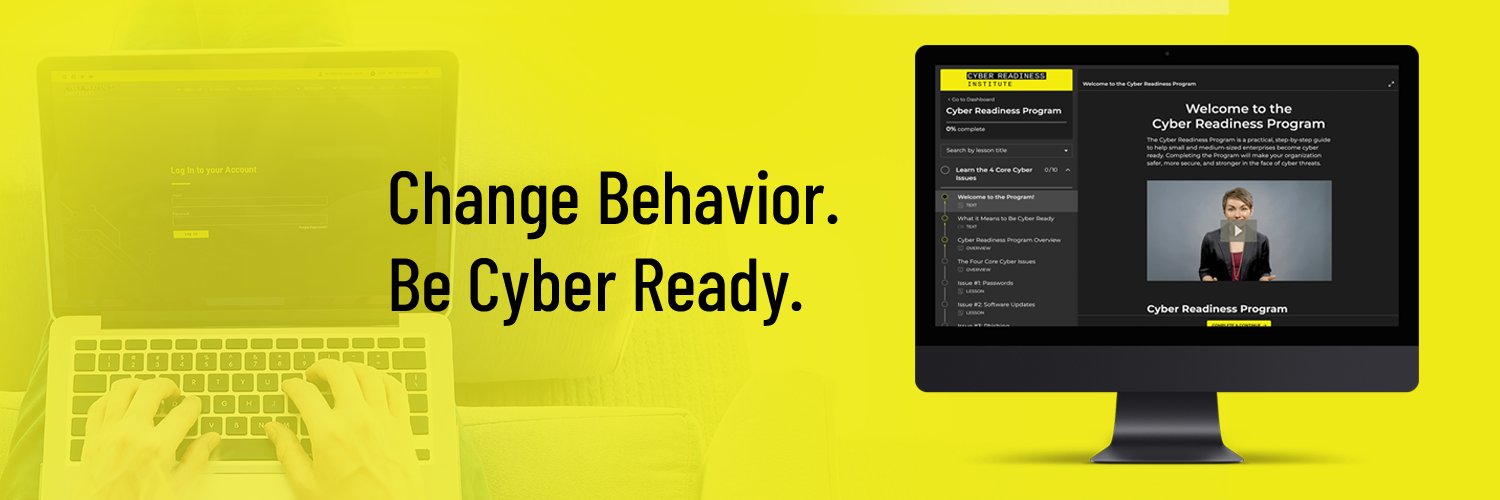 Cyber Readiness Institute's banner