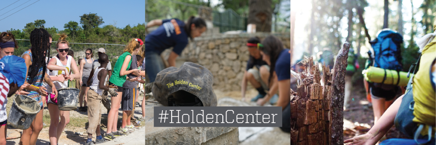 The Holden Center banner