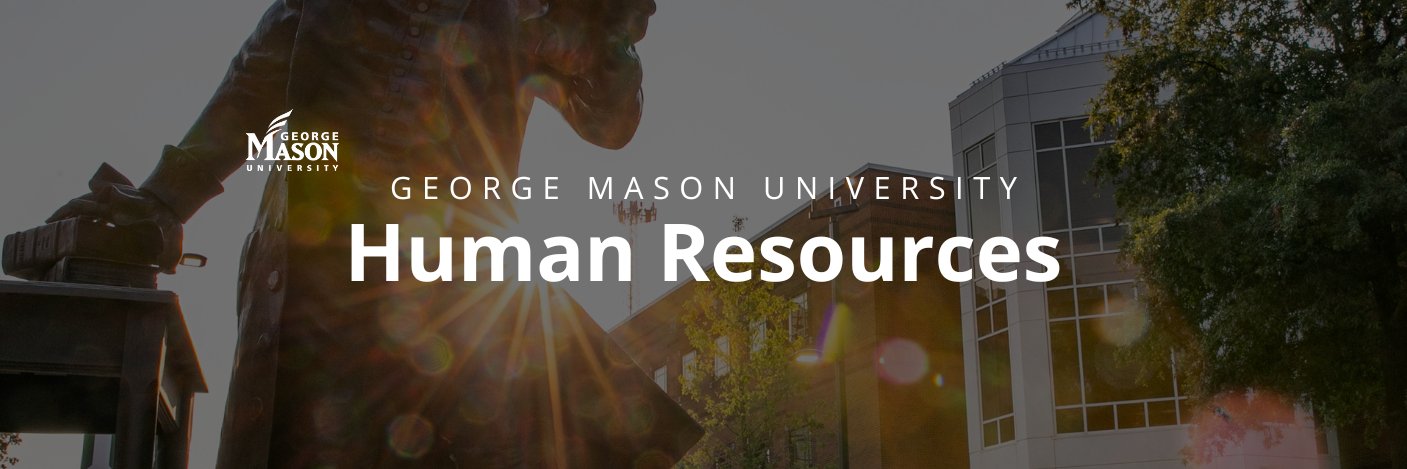 George Mason Human Resources (HR) banner